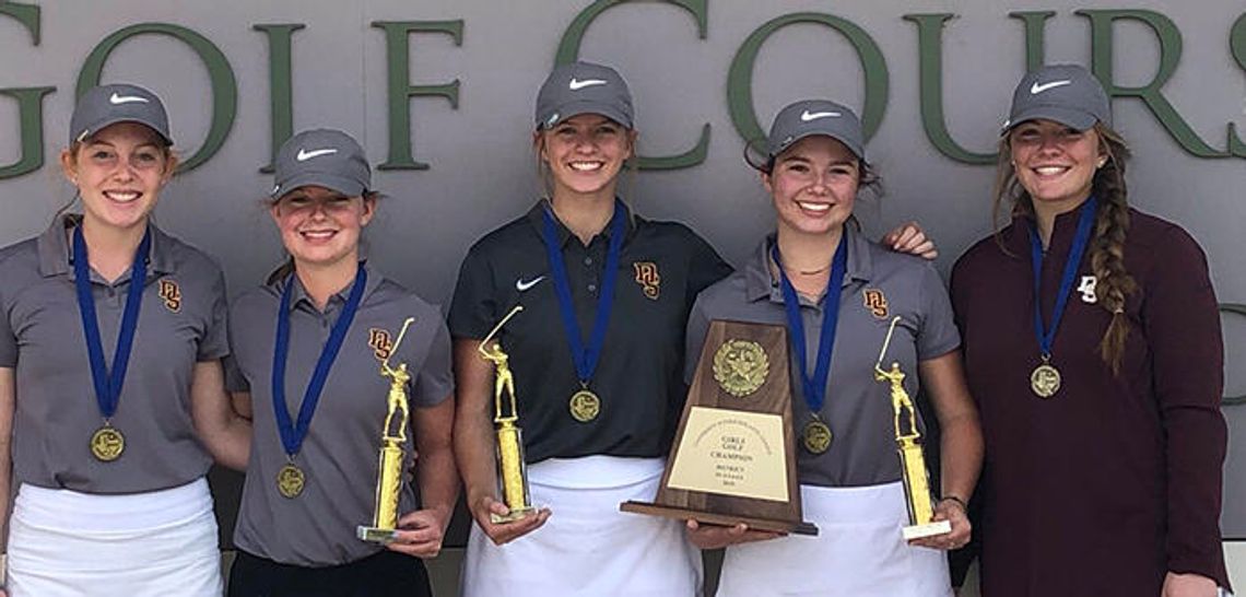 Tiger golf teams claim district title