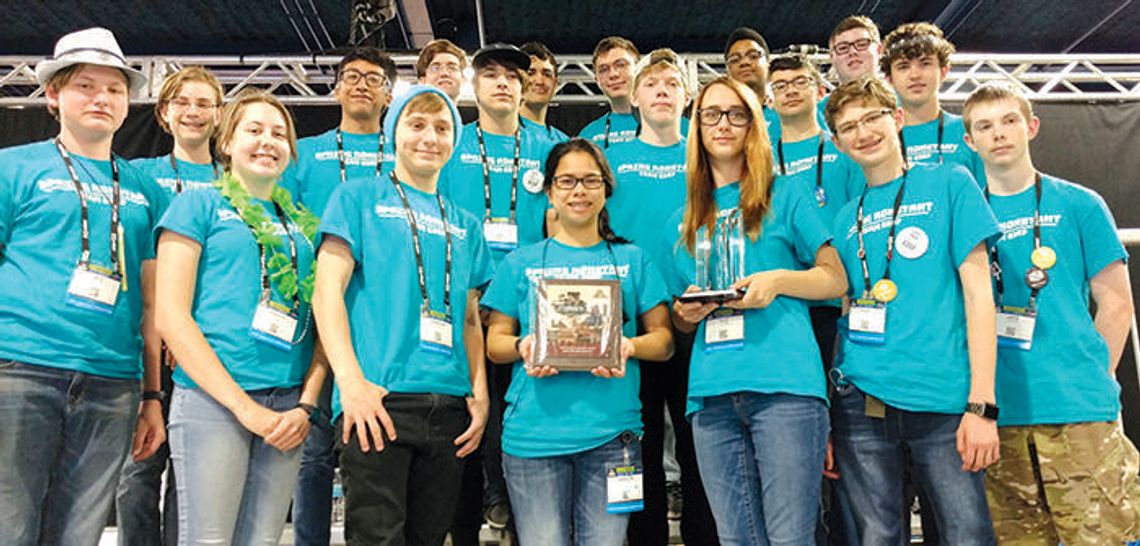 Tiger robotics team inspires at world championships