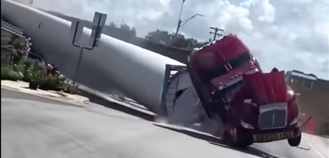 Train, semi truck collision in Luling caught on video