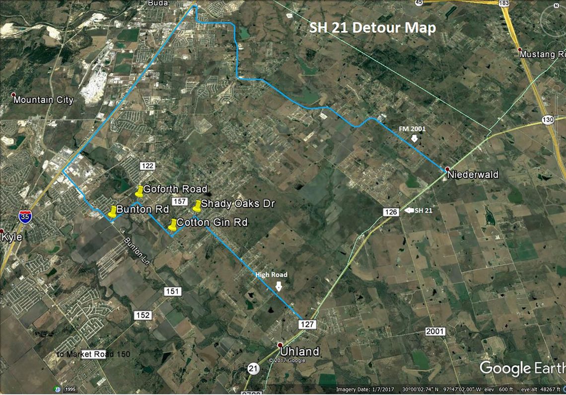 TxDOT to close Highway 21 to fix collapsed culvert