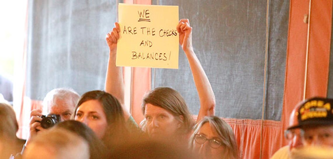 U.S. rep a no-show at ‘ghost’ town hall