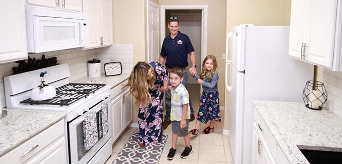 Welcome home for a hero: Charitable organization provides home for veteran