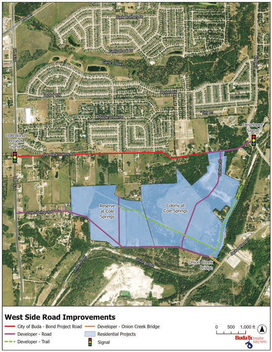 Western Buda undergoes new development, roadwork