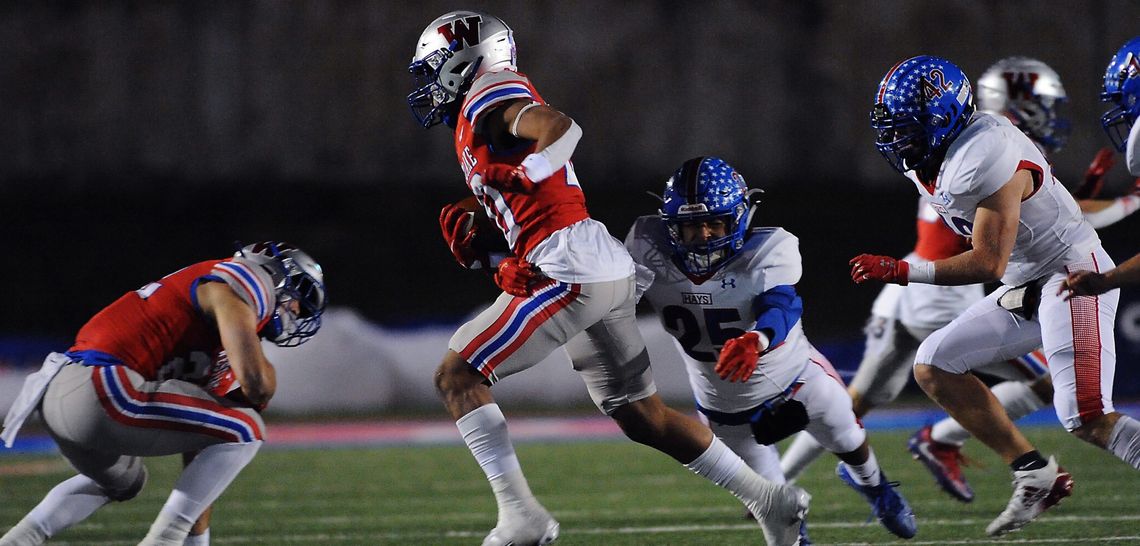 Westlake cruises past Hays 59-6