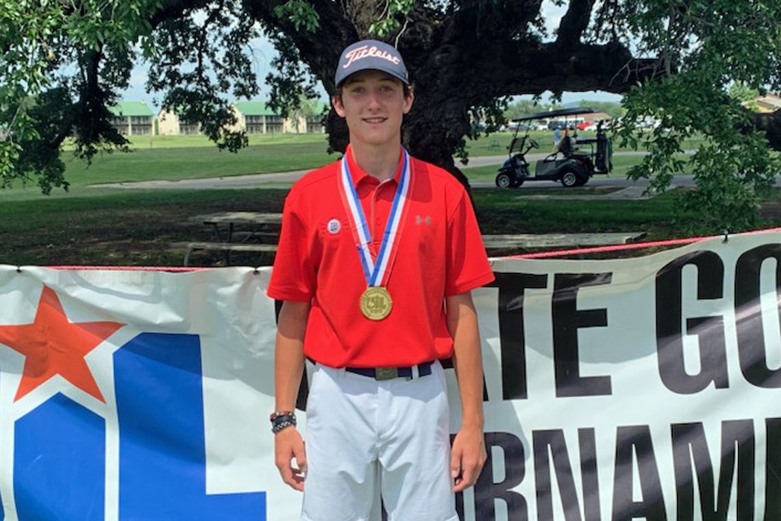 Wimberley earns gold in state golf Wimberley earns gold in state golf