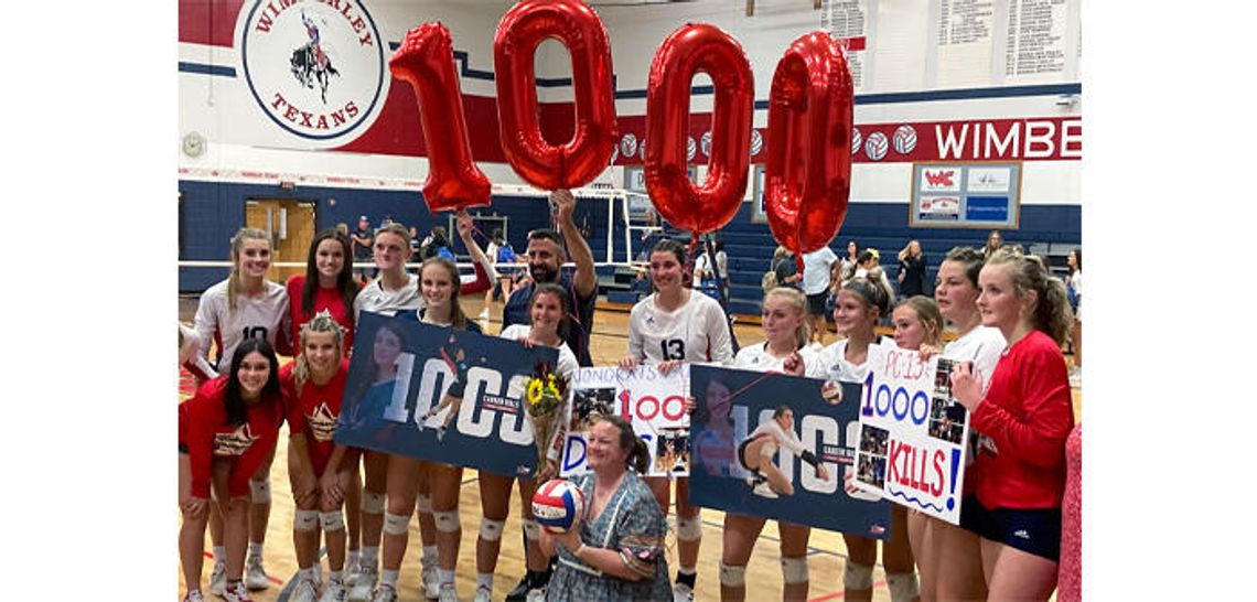 Wimberley’s Crawford reaches another volleyball milestone