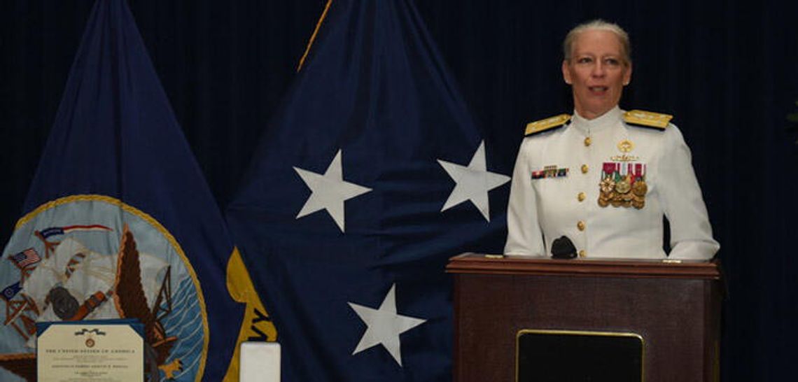 Wimberley woman retires from Navy as  Commander, Navy Installations Command