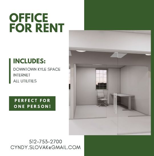Barton Homestead Office for Rent