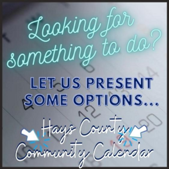 Community calendar 2
